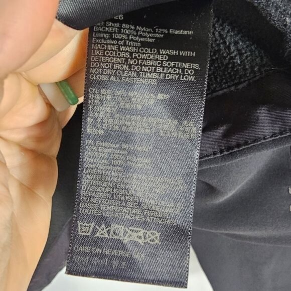 Marmot Black Altitude Softshell Jacket S Full Zip Fleece Lined Gorpcore Outdoor - Picture 13 of 14